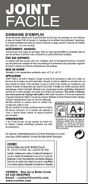 Joint Pâte Carrelage Cermix Gris Clair 310 Ml Joint Facile Gris Clair 1M²
