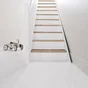 Peinture sol, parquet escalier Décolab V33, blanc satiné, 0.75L