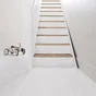 Peinture sol, parquet escalier Décolab V33, blanc satiné, 2.5L