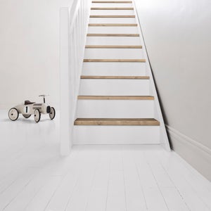 Peinture sol, parquet escalier Décolab V33, blanc satiné, 2.5L