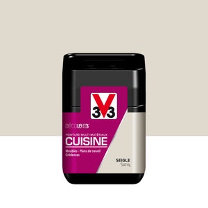 Testeur Peinture Cuisine Meuble Et Crédence Décolab® V33 Seigle Satiné 0.075 L