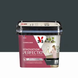 Peinture Cuisine Meuble Et Crédence Décolab® V33 Noir Smoky Mat 0.75 L