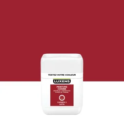 Testeur peinture cuisine LUXENS rouge carmen 3 satiné 0.075 L