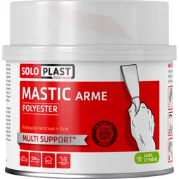 Mastic Ambré Armé Polyester Soloplast, 660G