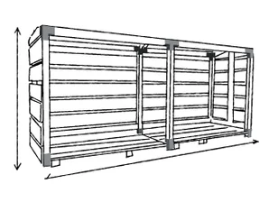 Connecteur 3D Angle 90° Pour Poteau Bois, H.9 X P.9 Cm