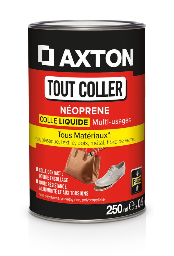 Colle Néoprène Liquide Tout Coller Axton, 250 Ml