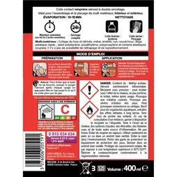Colle aérosol néoprène Tout Coller AXTON, 400 ml