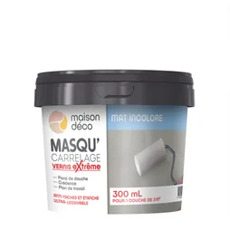 Vernis Masqu'Carrelage Et Mur Maison Deco, Incolore, 0.3 L