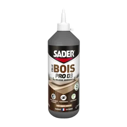 Colle d'assemblage vinyl bois d3 milieux humides sader pro bib 750g