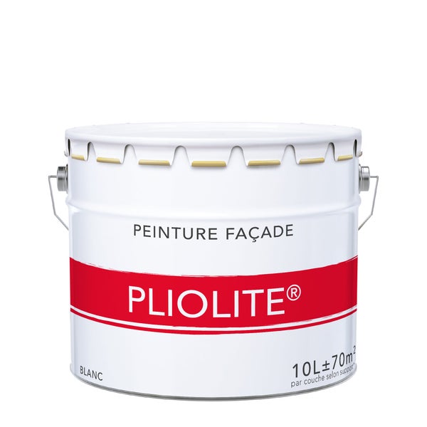 Peinture Façade Pliolite, Blanc, 10 L