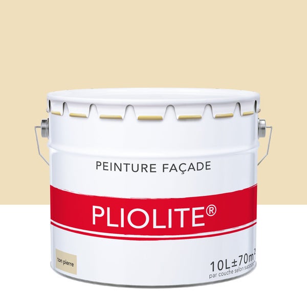 Peinture Façade Pliolite, Pierre, 10 L