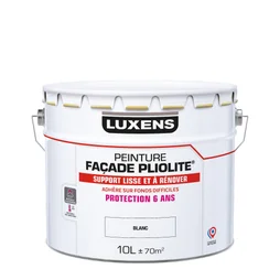 Peinture Façade Pliolite Luxens, Blanc, 10 L