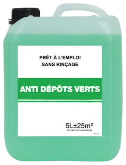 Traitement anti-dépots verts façade, 5 L