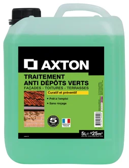 Traitement Anti-Dépots Verts Façade Axton, 5L