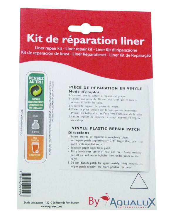 Kit d'entretien pour couverture de piscine AQUALUX