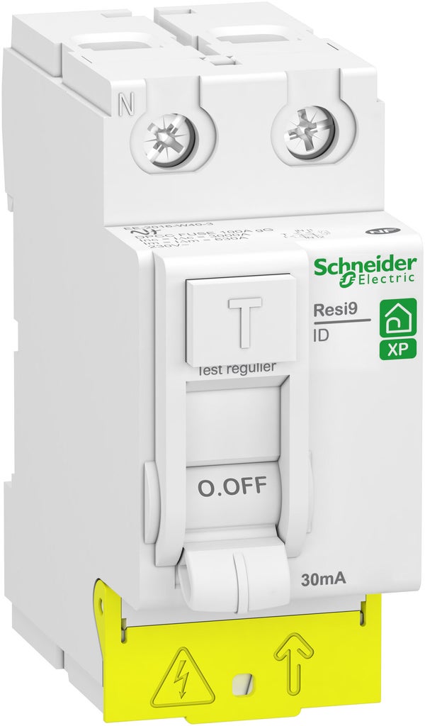 Interrupteur différentiel peignable 30mA 40A type AC Resi9 XP SCHNEIDER ELECTRIC