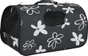 Panier transport chien / chat flower l noir