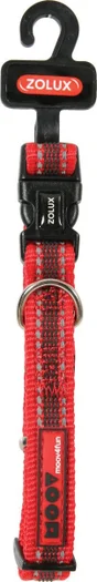 Collier chien reglable Moov 15 mm  rouge