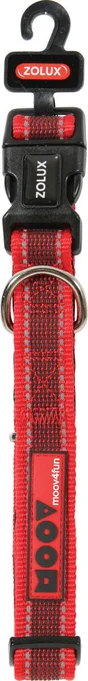 Collier chien reglable Moov 25 mm  rouge