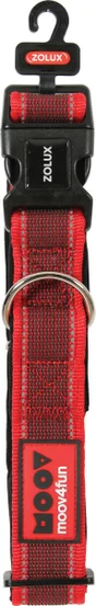 Collier chien reglable Moov 40 mm  rouge