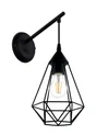 Applique Métal Noir Inspire Byron 1 Lumière(S)
