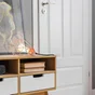 Lampe Chic Acier Inox Cuivre, Inspire Byron