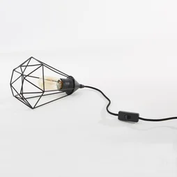 Lampe Design Acier Inox Noir, Inspire Byron
