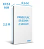 Doublage Polystyrène expansé KNAUF PANELPLAC, Ep.53mm, 2.5x0.6m