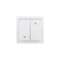 Commande Volet Roulant Saillie Complet, Lexman Opus, Blanc