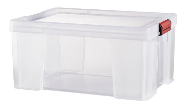 Boîte Sundis plastique transparent L.39 X P.50 X H.20 cm