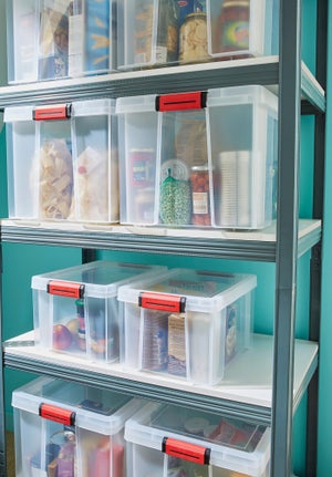 Boîte Sundis plastique transparent L.39 X P.50 X H.20 cm