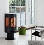 Poêle à bûche ADURO 9.3 noir, 6 kW