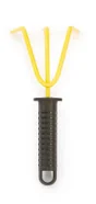 Griffe de massif acier manche plastique L.11.5 Cm