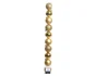 Boule Noel polystyrene d6cm or brillant/mat/paillette lot de 10