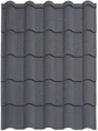 Plaque De Toiture Easy Tuile Acier Anthracite L.0.84 X L.1.15M Gallea