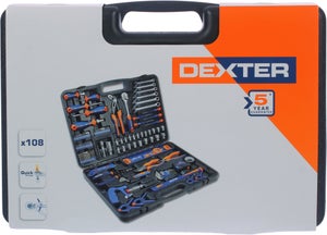 Assortiments kit d'outils 108 pièces DEXTER