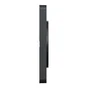 Plaque simple Odace Touch SCHNEIDER ELECTRIC, aluminium brossé liseré anthracite