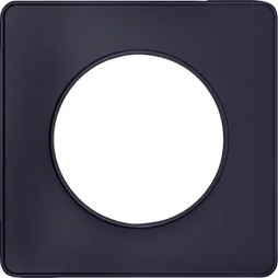 Plaque simple Odace Touch, SCHNEIDER ELECTRIC, anthracite liseré anthracite