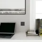 Plaque simple Odace Touch, SCHNEIDER ELECTRIC, anthracite liseré anthracite