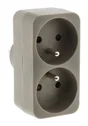 Biplite Murale, 2X16A Taupe Zenitech