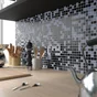 Mosaïque Mur Pool Noir 32.7 X 32.7 Cm