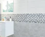 Mosaïque sol / mur Mineral noir, blanc et gris 30 x 30 cm ARTENS