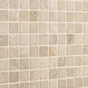 Mosaïque Sol Et Mur Mineral Travertin Ivoire 2.3 X 2.3 Cm