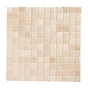 Mosaïque Sol Et Mur Mineral Travertin Ivoire 2.3 X 2.3 Cm