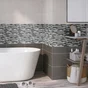 Mosaïque Mur Fantasy Barette Gris 1.5