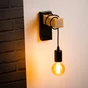 Applique 1x E27 max 40W, industriel métal noir EGLO Townshend
