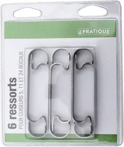 Ressorts cuiseur 6, 12 et 24 bocaux de 1l Le Pratique lot 6