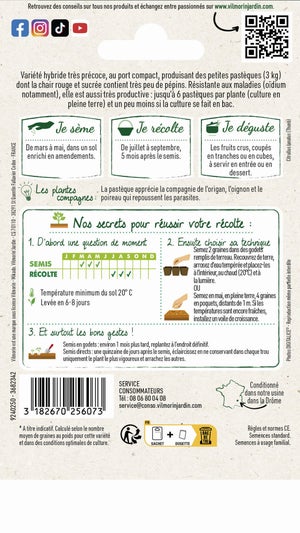 Pastèque semences potageres VILMORIN 0.8 g