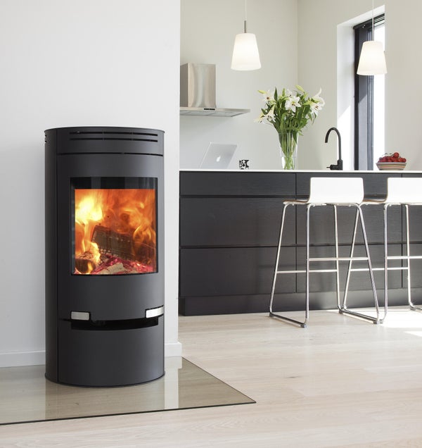 Poêle à bûche ADURO 1.1 noir, 6 kW