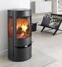 Poêle à bûche ADURO 9 noir, 6 kW